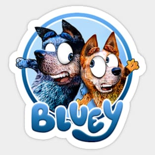 Bluey Couple Goals Sticker